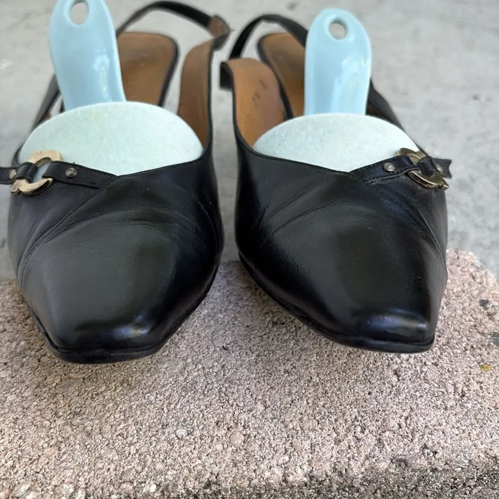 Classic Ferragamo slingbacks